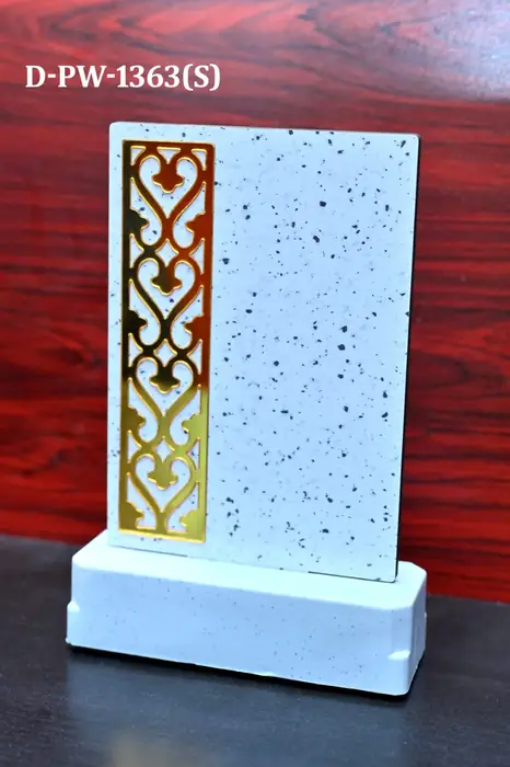 Modern designer wooden award plaque